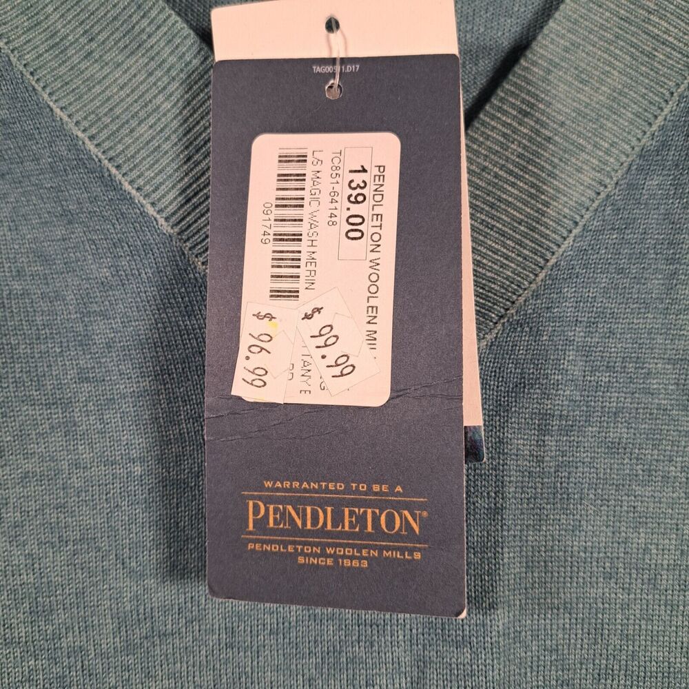 Pendleton Raglan Magic Wash Merino Pullover Sweat… - image 3